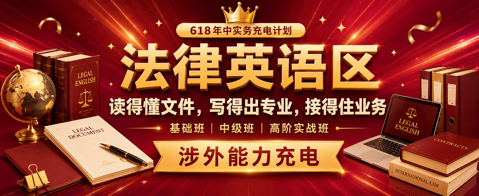 618年中实务充电计划｜法律英语区